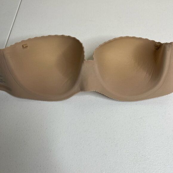 Victorias Secret Angels Secret Embrace Nude Strapless Bra Size 34C NO STRAPS - Picture 9 of 13